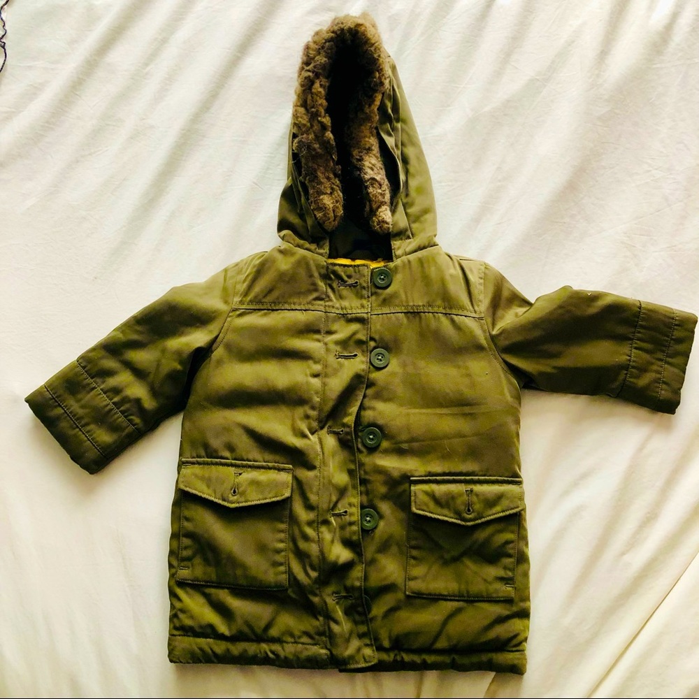 GAP toddler green warm jacket